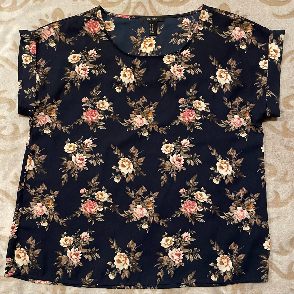 Floral Boxy Oversized Top